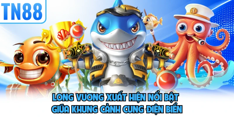 Long Vương xuất hiện nổi bật giữa khung cảnh cung điện biển