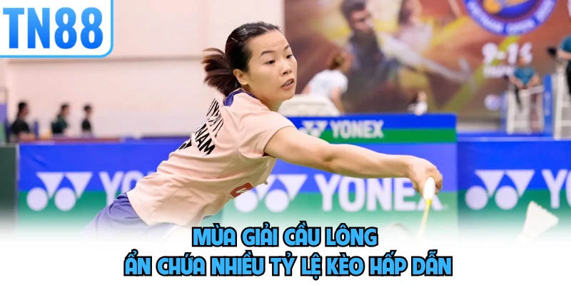 Mùa giải cầu lông ẩn chứa nhiều tỷ lệ kèo hấp dẫn